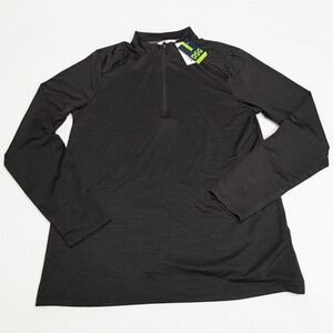 DSG Men's Long Sleeve Quarter-Zip Pullover, Size Medium